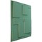 Ekena Millwork 19 5/8in. W x 19 5/8in. H Gomez EnduraWall Decorative 3D Wall Panel Covers 2.67 Sq. Ft. WP20X20GOFSM - alternate 5